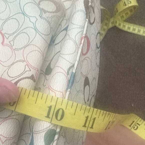 Coach Multicolor Signature Shoulder Bag with Tan Accents - Picture 7 of 7